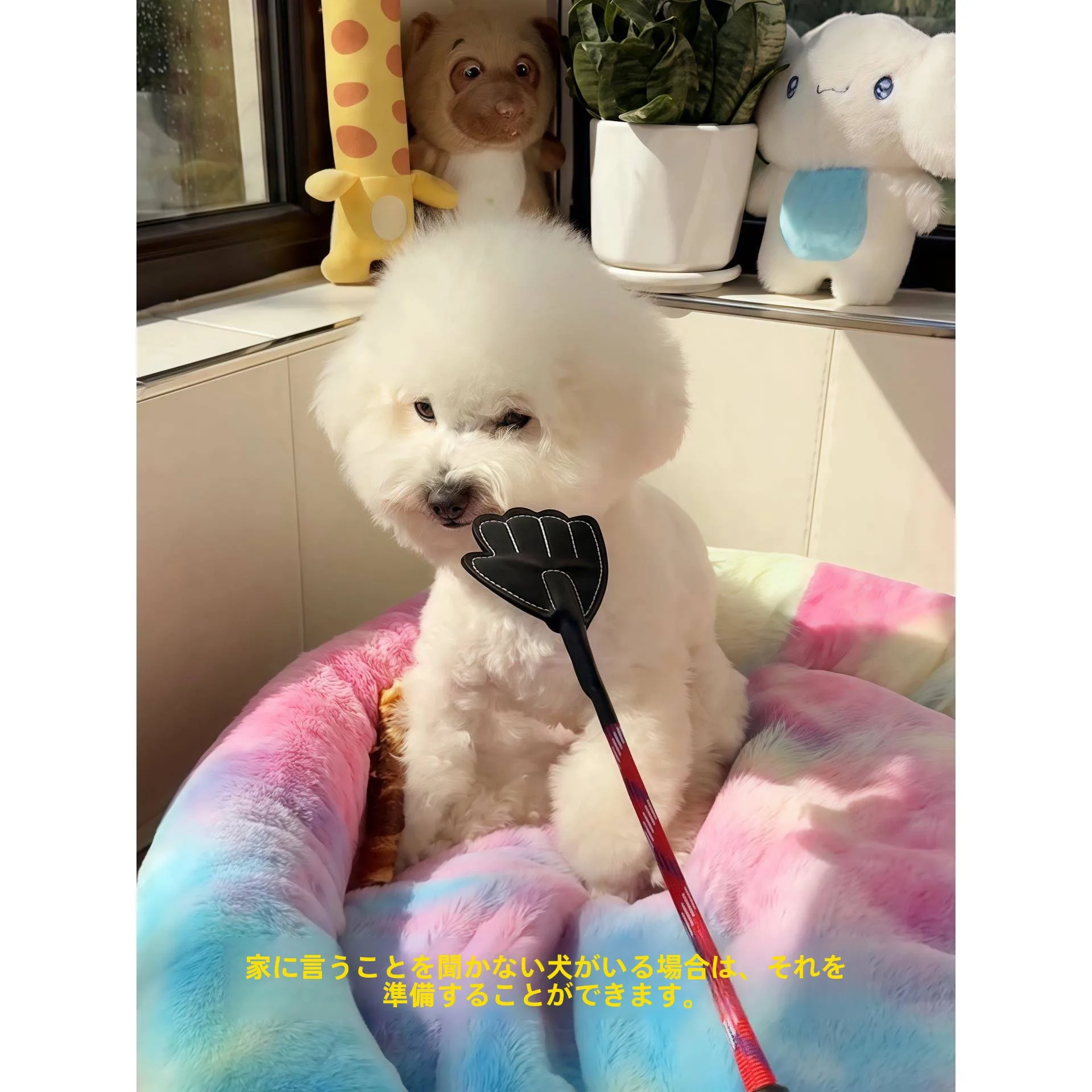 Herramienta de entrenamiento para perros, palo de cuero para adiestramiento canino, palo de entrenamiento no dañino para perros, palo para amantes de los perros, palo para Bichón, suministros para mascotas