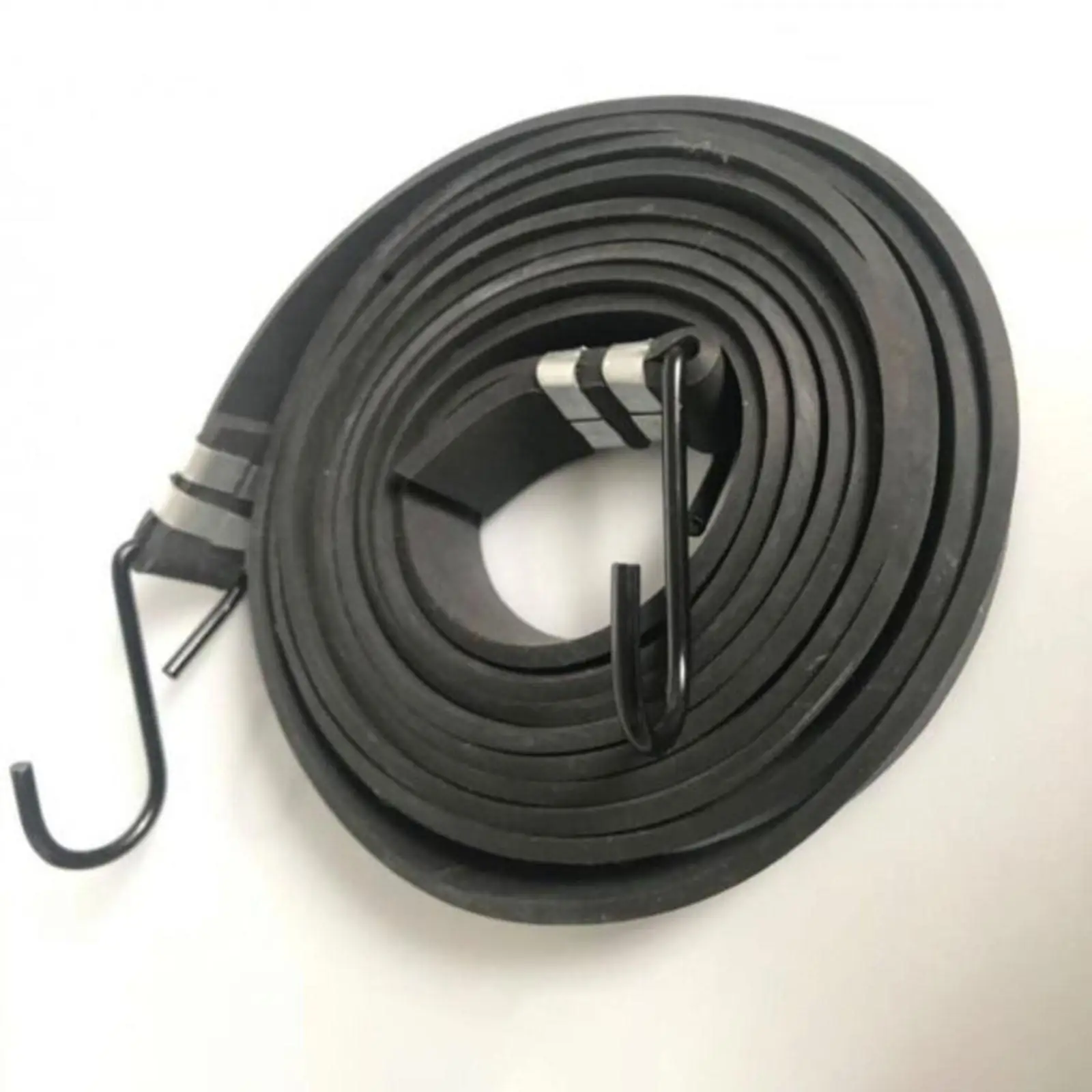 Thick Widened Flat Rubber Strap Bungee Cords with Hooks Weather Resistant Width
