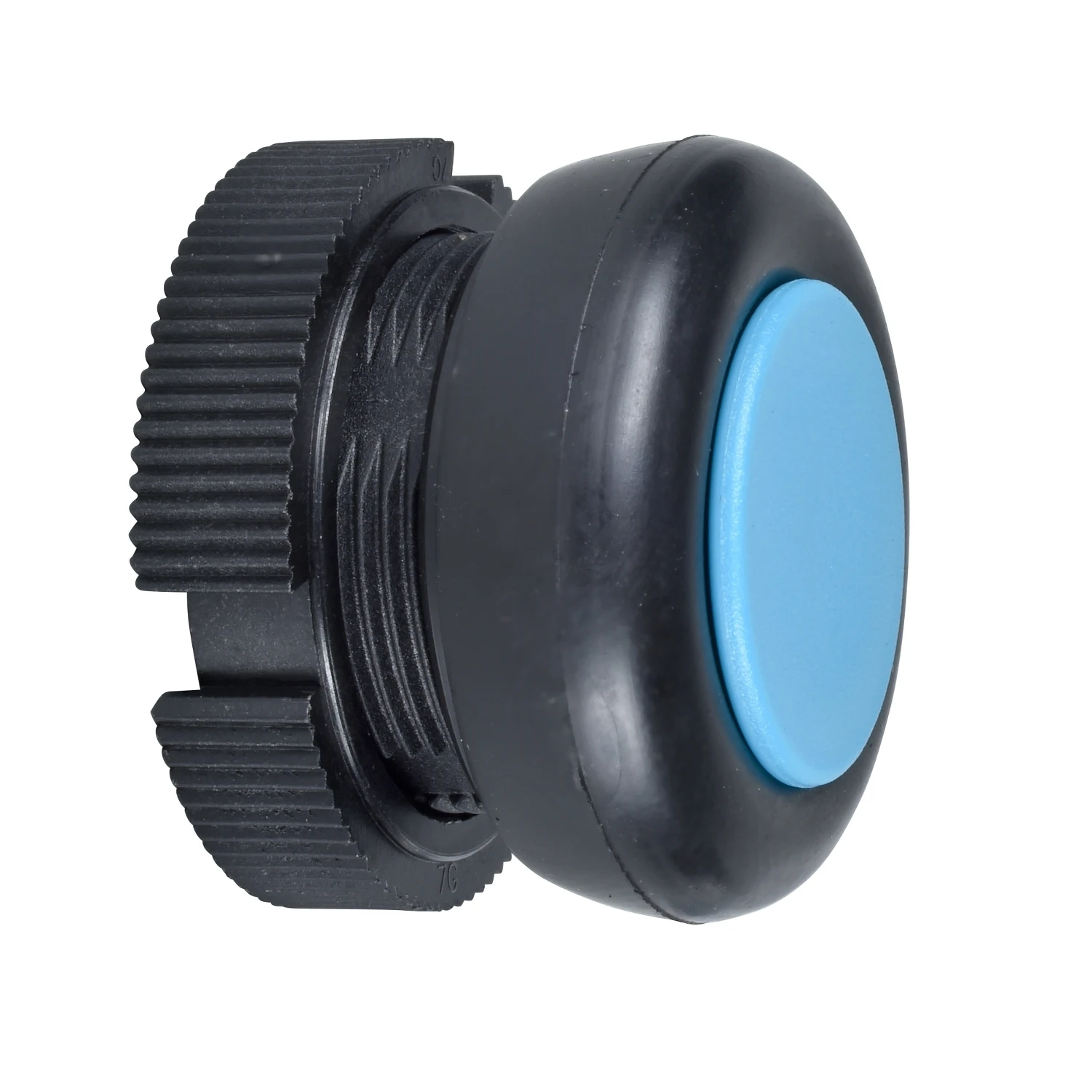 10 pcs XACA9416 Head for push button, Harmony XAC, plastic, blue, booted, spring return