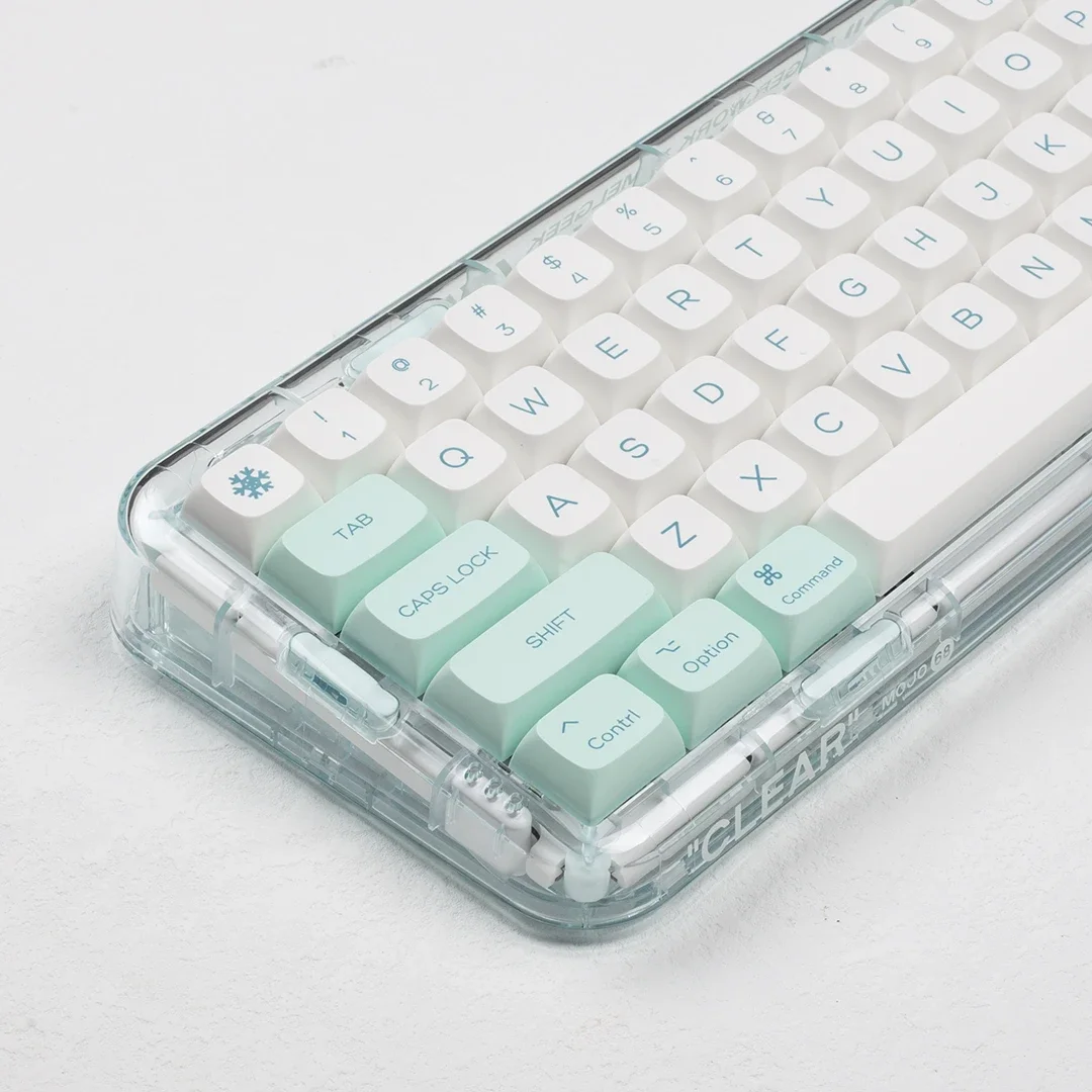 MAC Supplement Iceberg Keycap XDA Height PBT Material Sublimation 61 68 87 104 Mechanical Keyboard