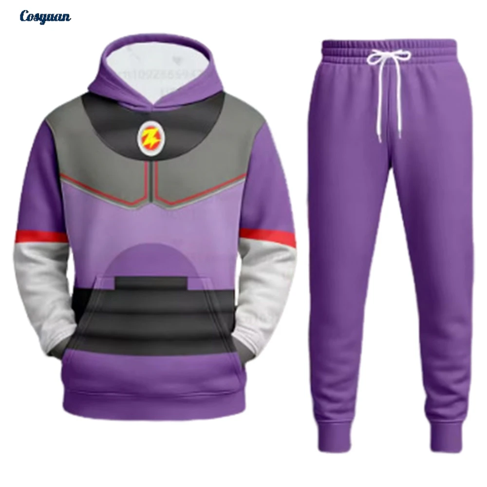 Disfraz de Zurg de la Película Toy Story, Sudadera con Capucha y Pantalones, Ropa para Hombre Adulto, Disfraz de Fiesta, Juego de Roles, Disfraz de Halloween, Trajes de Carnaval