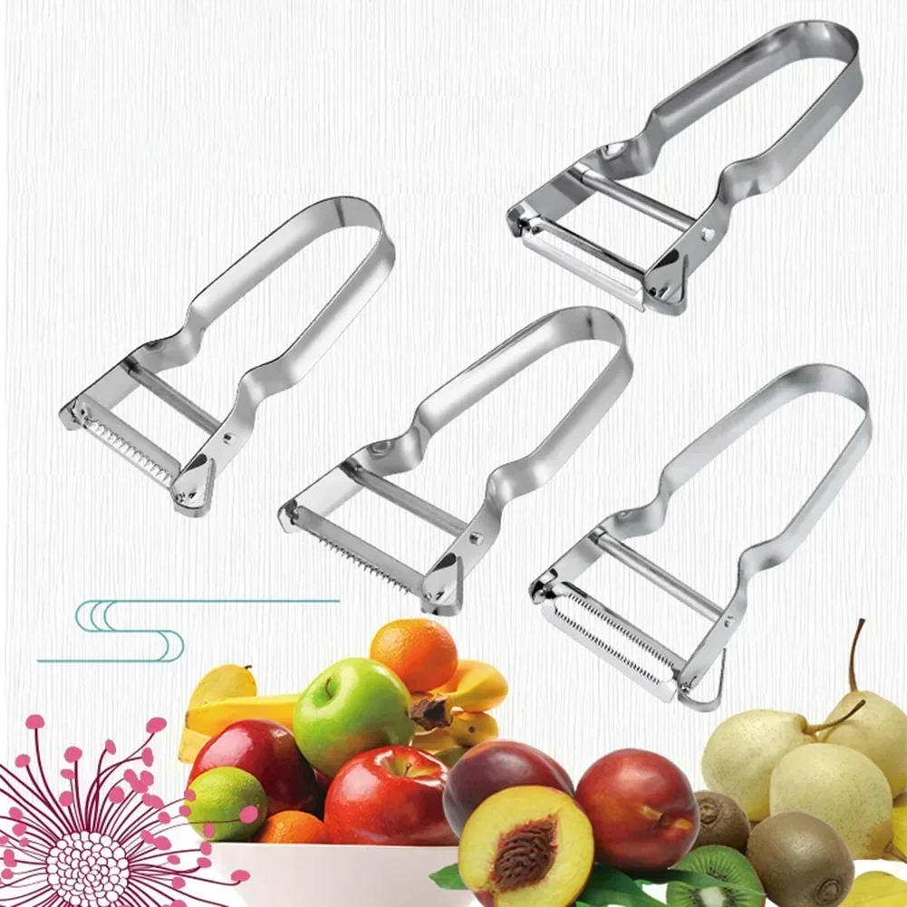 Peeler Vegetables Fruit Stainless Steel Cabbage Grater Salad Potato Slicer Kitchen Accessories Cooking Tool U-shape Planer