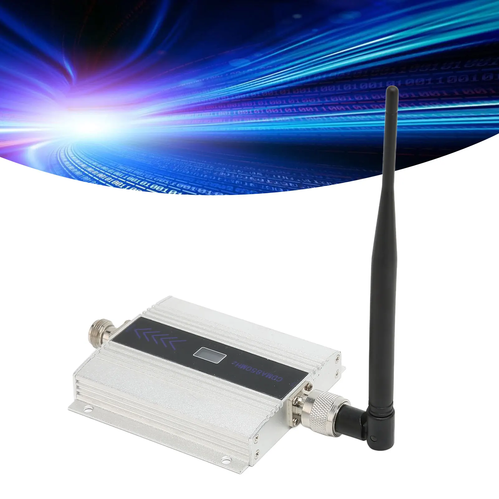 

Усилитель сигнала сотового телефона, мобильный повторитель для CDMA, 850 МГц, повторитель сигнала сотового телефона, усилитель, удлинитель, серебристый