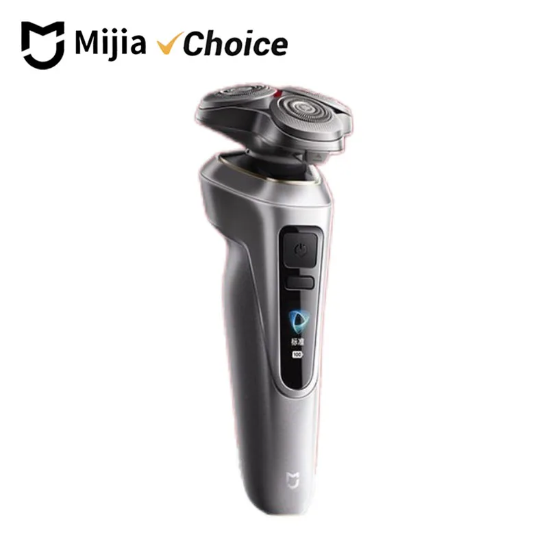 

Электробритва Mijia Pro для стрижки бороды, влажное и сухое бритье, водонепроницаемая, с динамическим цветным экраном, 360° ° Машинка для бритья Full Shave Mi