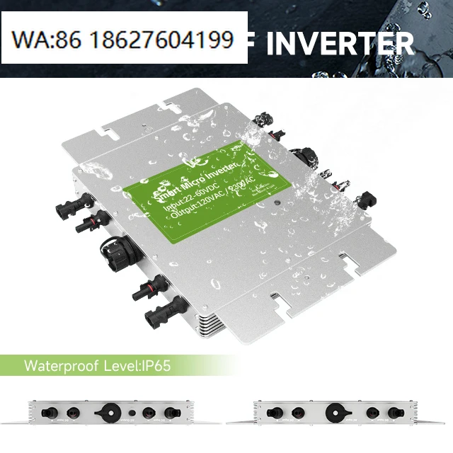 600W 700W 800W MPPT Tracker Grid Tie Micro Inverter Waterproof WiFi Smart  Balcony PV Power Equipment