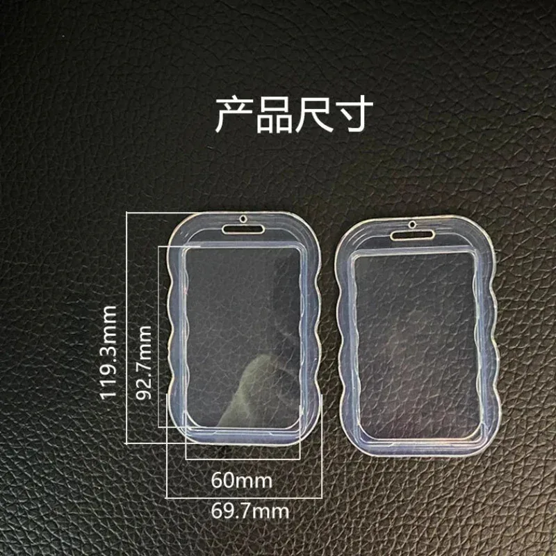 Porte-carte Photo porte-clés INS Ins idole porte-carte Photo décoratif étudiant ID porte-Badge filles manches de carte