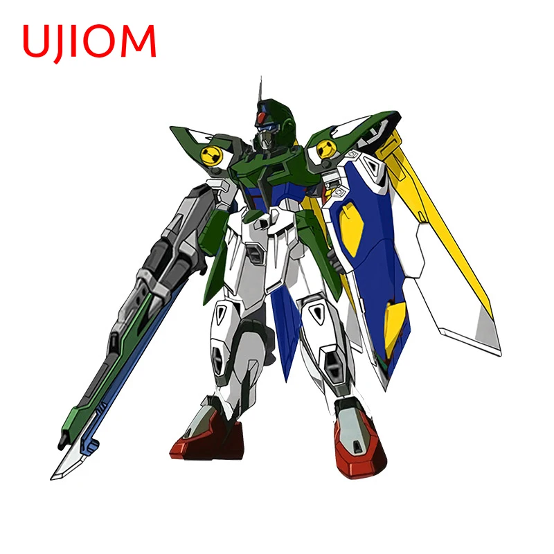 UJIOM 13cm x 11.7cm For Anime Gundam Car Stickers Creative Suitable For Any Flat And Smooth Clean Surface The Whole Body Decal