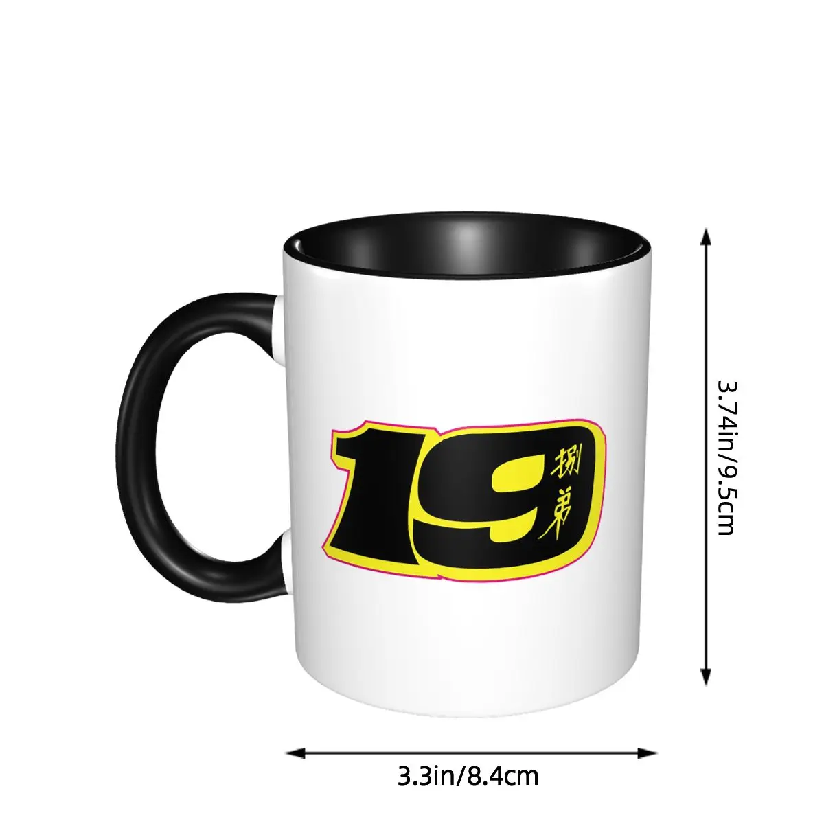 Alvaro Bautista Number 19 Mug Funny Ceramic Coffee Cups Tea Mugs Milk Cup Drinkware Gifts for Woman Man