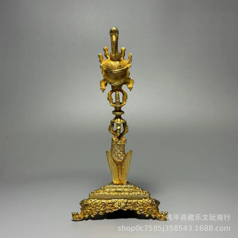 scepter, magic instrument for subduing demons, three-sided horse- , dragon-head vajra