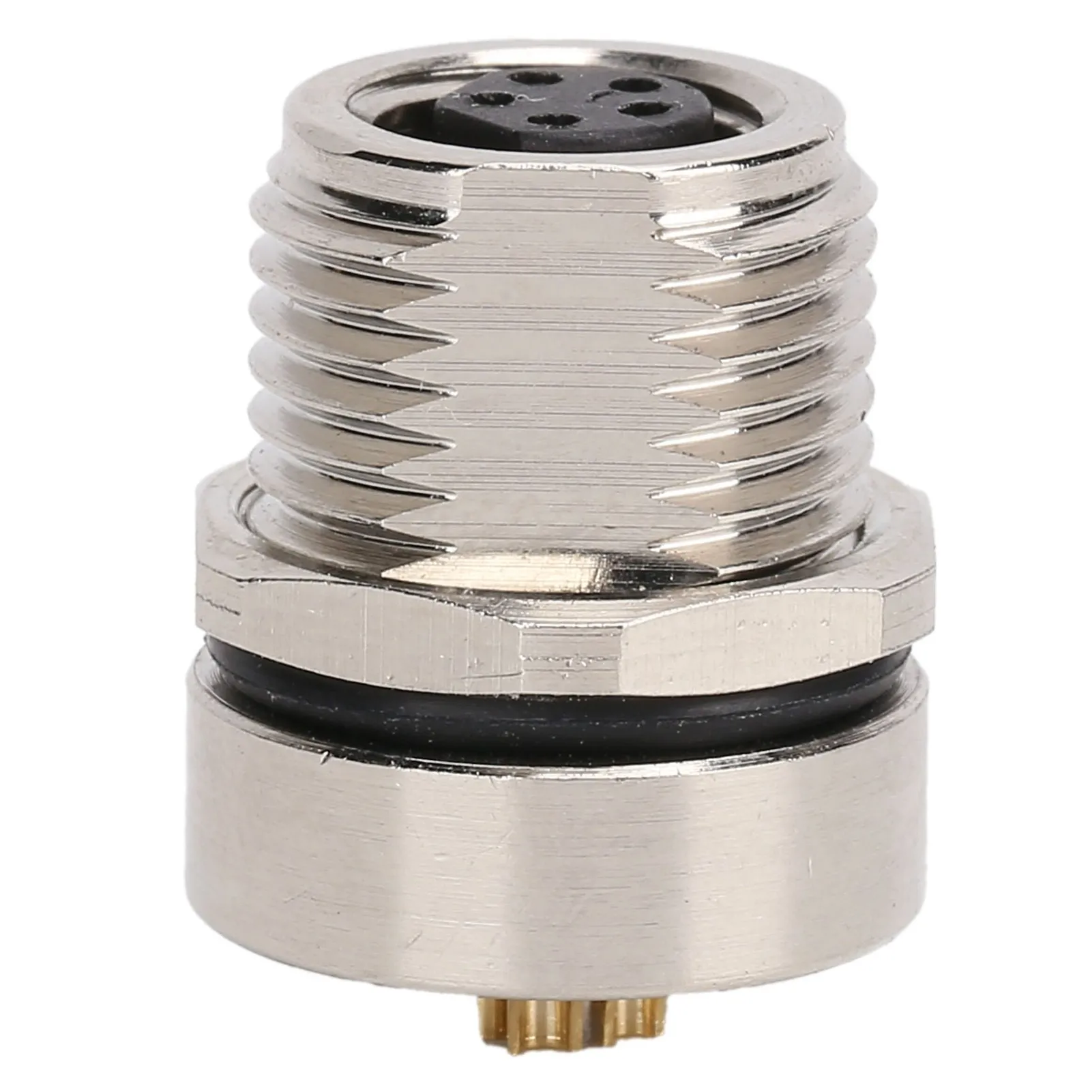M8FS5 Panel Mounted Socket M8 IP67 Waterproof Connector 5pin Plug Adapter Connector