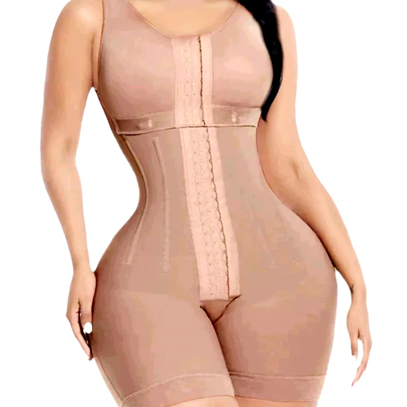 

AfruliA Full Body Shaper Fajas Colombian Moldeadora Girdle Bodysuits Shapewear with 7 Steel Bone Corset Postpartum Waist Trainer