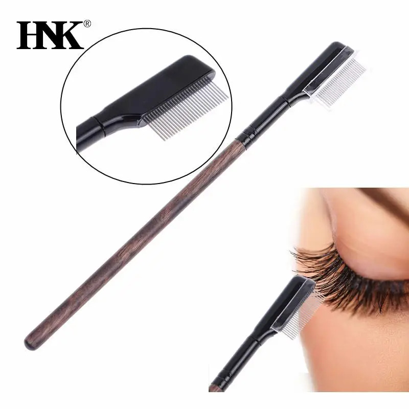 Eyelash Comb Lash Brush Separator- Eyelashes Separator Curler Makeup Mascara Applicator,Eyelash Grooming Brushes Metal Teeth