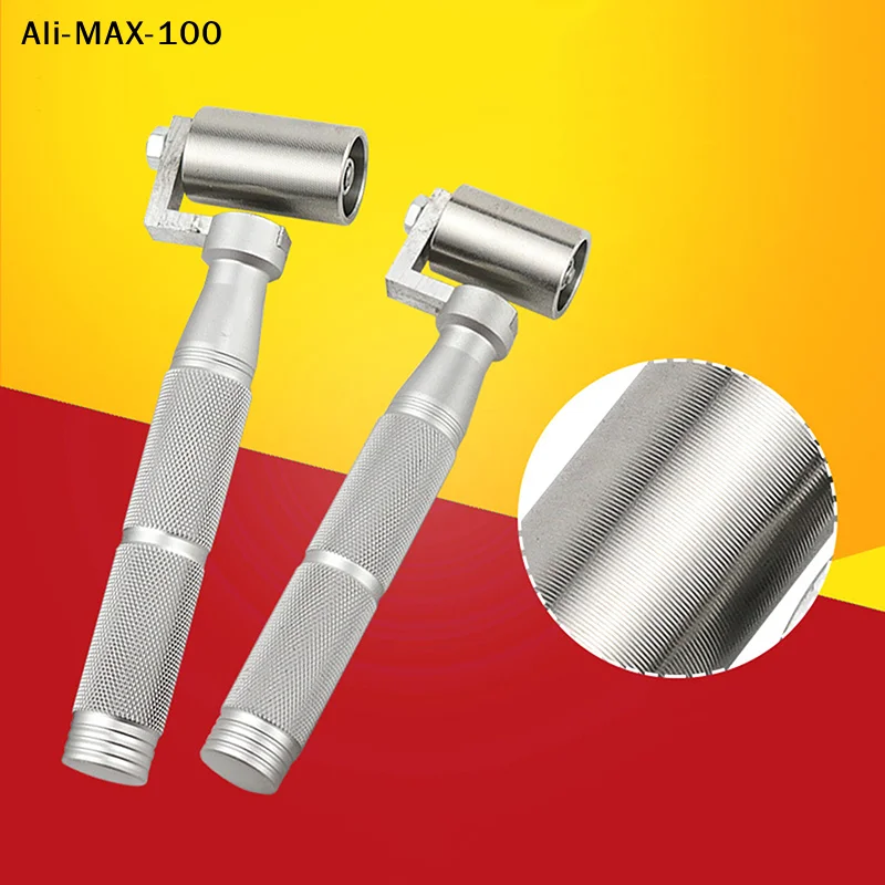 

【Au】Стальной плоский прижимной валик 35/40 мм для швов обоев, инструмент для самостоятельной заделки швов обоев, ручной валик для покраски