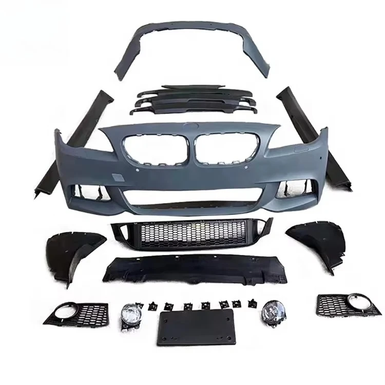 M-sports Body Kit Car Bumpers Parts for 5 Series F10 Pre 2010-2017 M Tech Style Rear Bumper Side Skirts Front Bumper