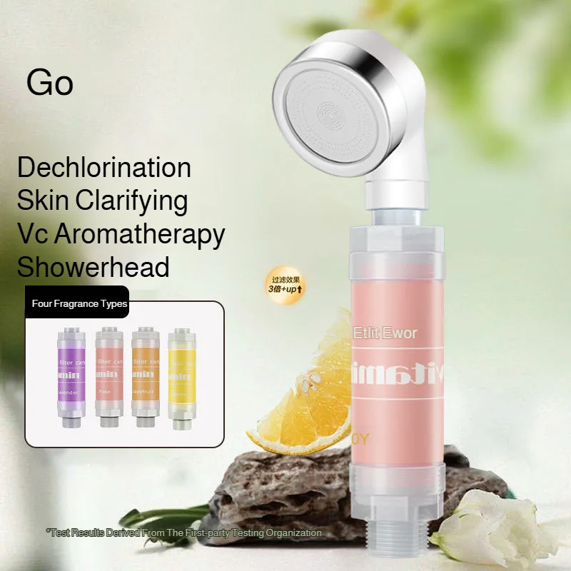 

Fragrance High Pressure Shower Head with Filter Dechlorinating Water Purifier for Bathroom Shower Accessories