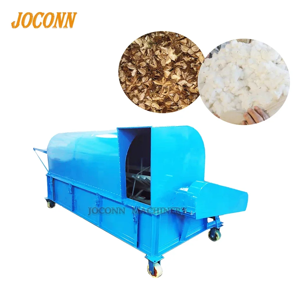 Automatic Cotton Cleaning Machine Raw Cotton Shelling Machine Cotton Fiber Seed Cleaning Machine