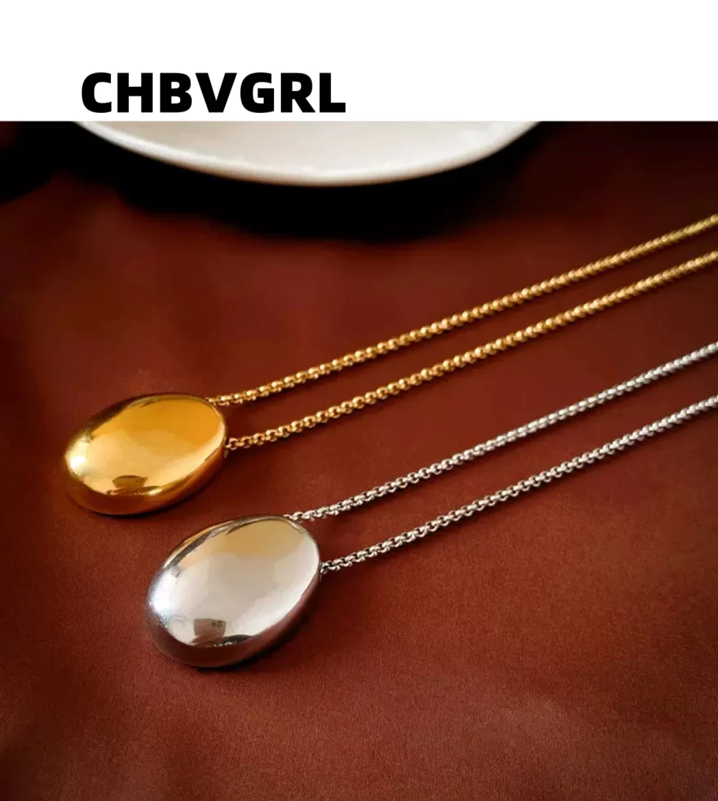 

Titanium steel adjustable stainless steel necklace, popular in Europe and America, simple design, sweater chain, unique fashion