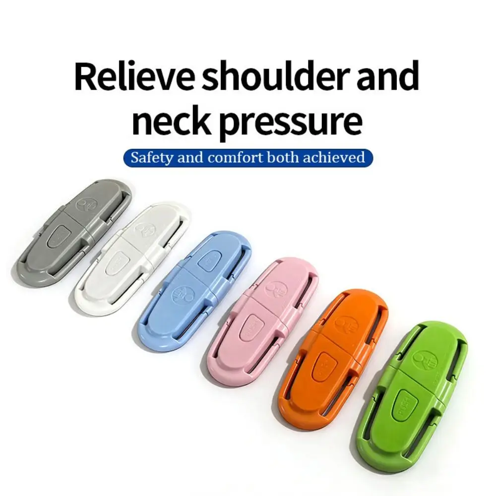 Buckle Lock Child Seat Chest Harness Clip Anti Escape Adjustable Stroller Chest Clip Universal Replacement Safety Belt Clip