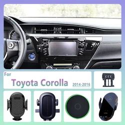 For Toyota Corolla 2014 2015 2016 Car Phone Holder Wireless Charging Magnetic Phone Holder Car Magsafe Support Accessories