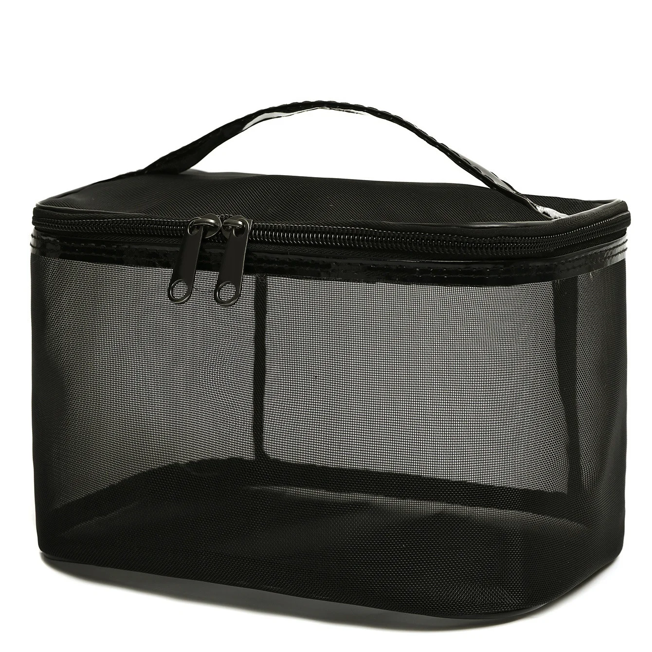 

Mesh Large Capacity Makeup Bag Travel Portable Toiletries Organizer Storage Bag Carry On Waterproof Wash Handbag Cosmetic Bag