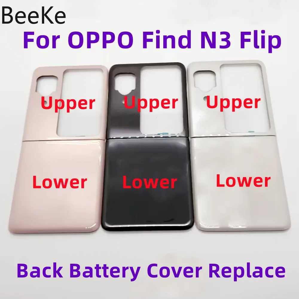 Repair Back Cover For OPPO Find N3 Flip 5G Battery Glass Rea