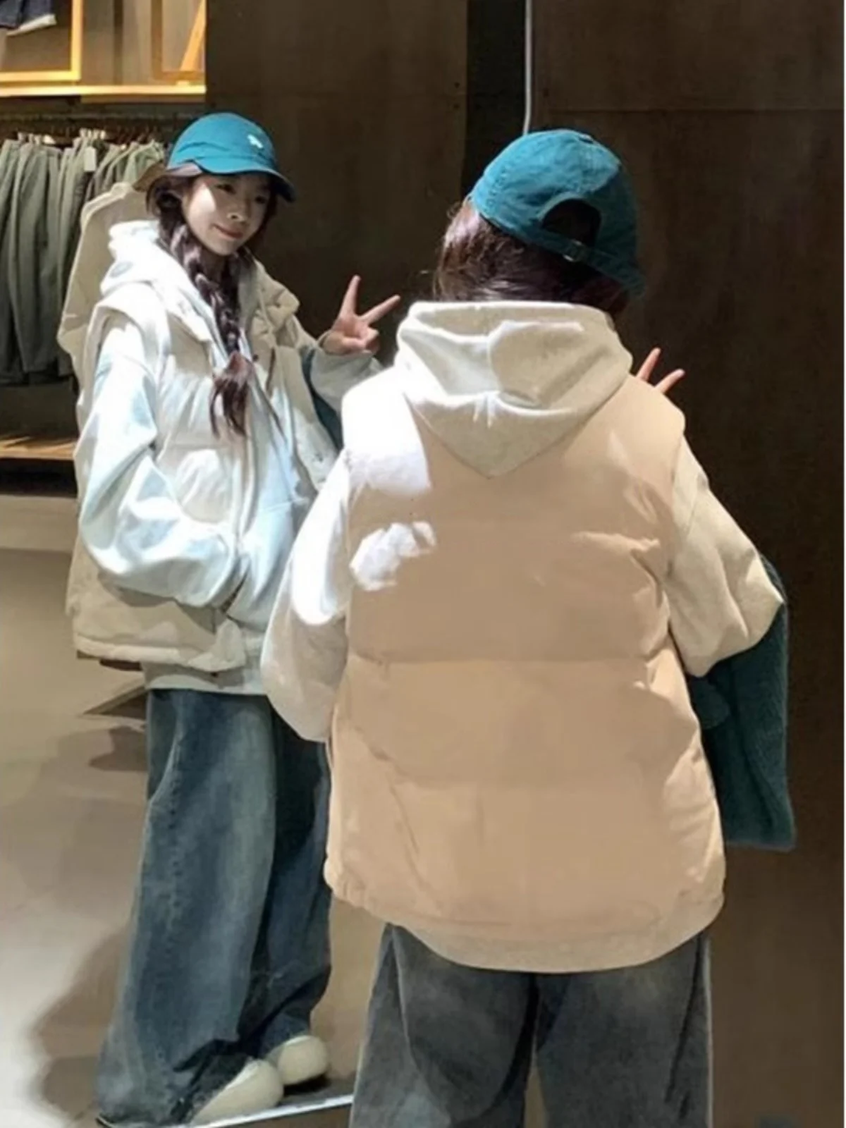 

Большой размер, цвет хаки, женская хлопковая жилетка в американском стиле, осенне-зимняя, новая коллекция, трендовая верхняя одежда, стильный дизайн.