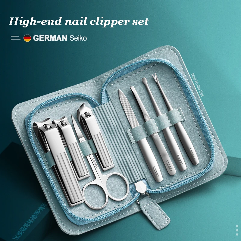 

Stainless steel nail clipper set, home nail trimming scissors, multi-functional nail art tools, complete set of nail clippers