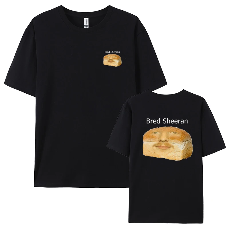

Funny Ed Sheeran Meme Print T-shirts European and American Summer Men's Couple Short-sleeved T-shirts