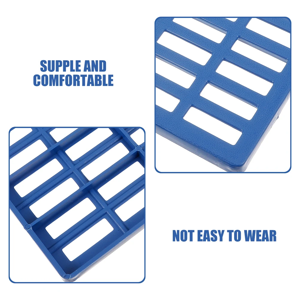 

Washable Small Animal Foot Pads Bunny Feet Mats Seat Cushion Mini Blue Abs Floor For Pet
