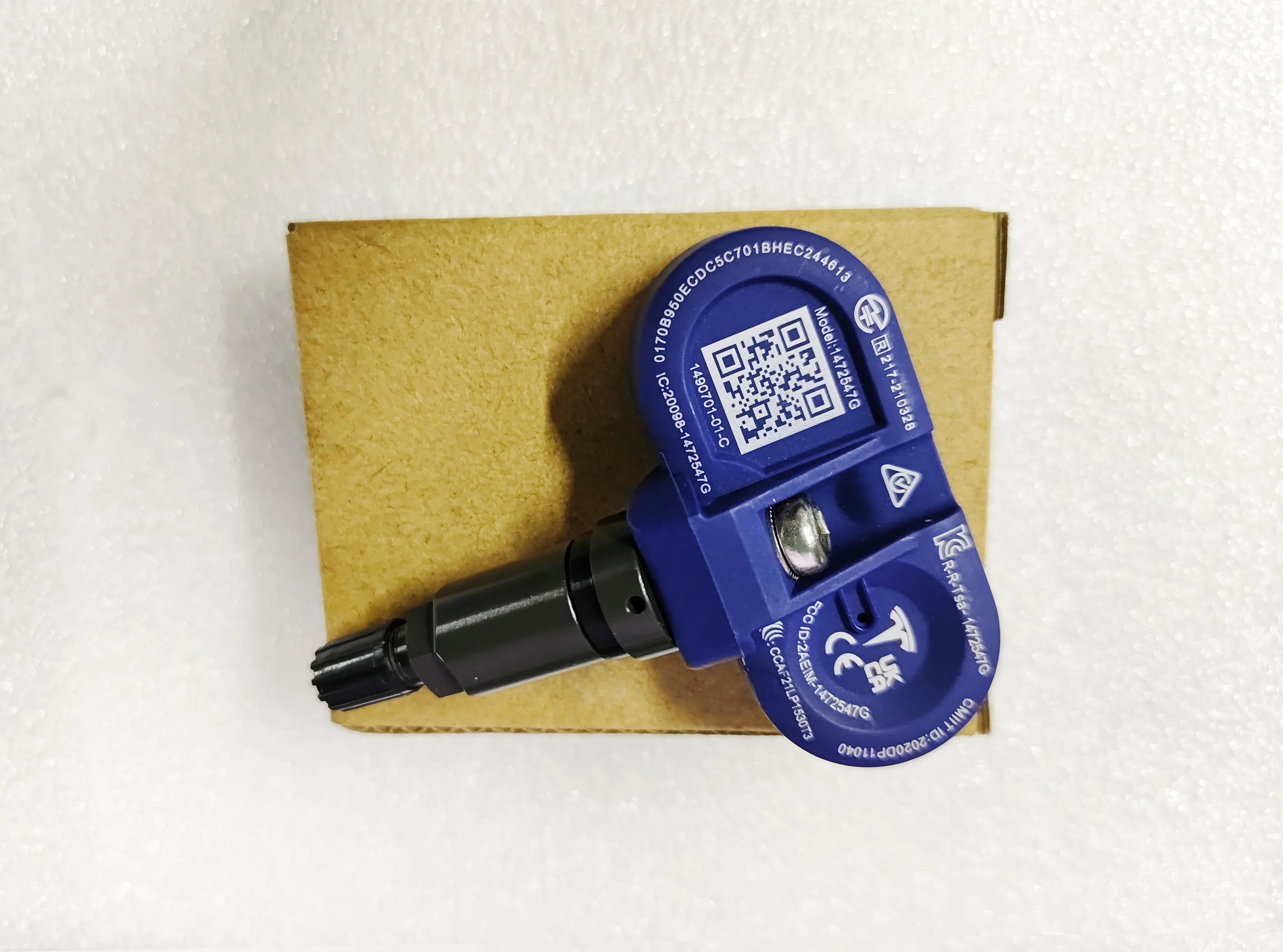 جديد متوفر في المخزون الأصلي X4 لـ Tesla OEM TPMS Bluetooth 2021 + Tesla X,Y,S,3 TPMS مستشعر ضغط الإطارات 1490701-01-B