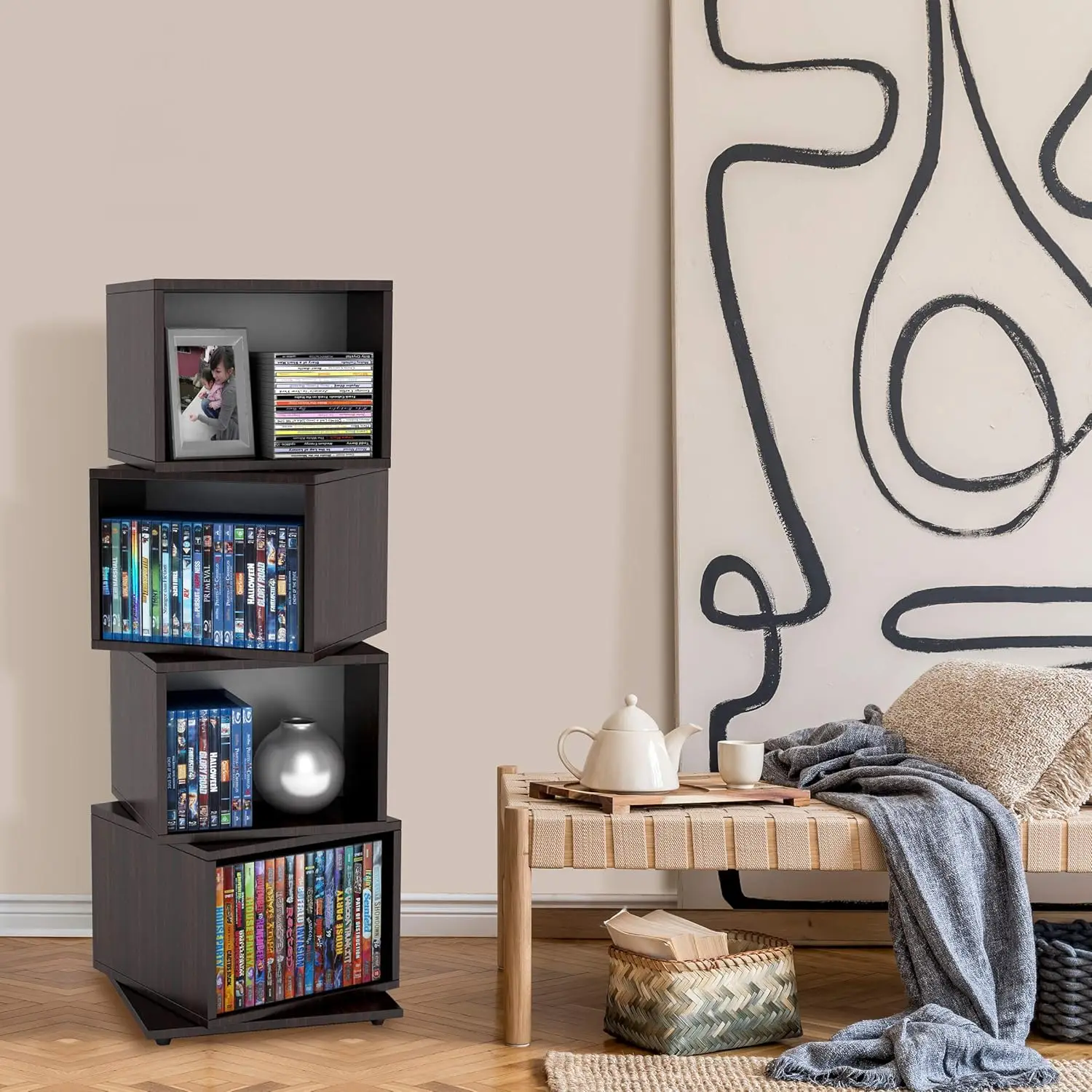 4-ярусный вращающийся куб эспрессо