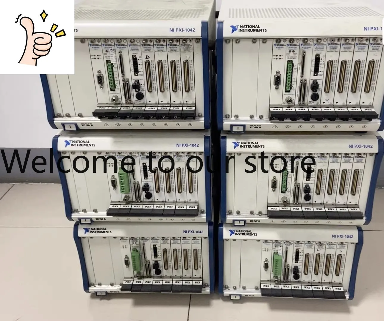 American NI PXI-1042 PXI Industrial Computer PXI Chassis CompactPCI CPCI Chassis 3U