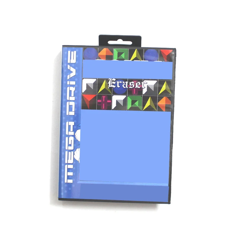 

Игровая карта S Eraser 16-битная игровая карта MD с обложкой европейского стандарта, розничная коробка для Sega MegaDrive и Genesis