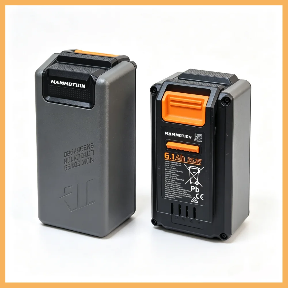6.1Ah for Mammotion 25.2V MWBT06S02P-01 LUBA Mini 1500 150H YUKA Mini Electric Robot Lawn Mower Tool Original Battery