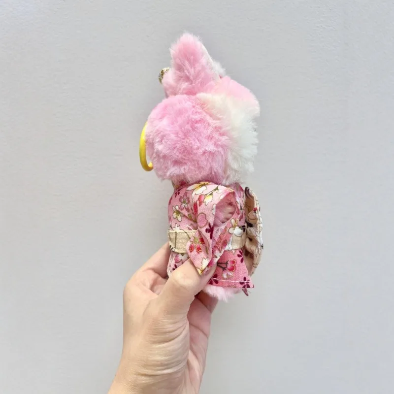 Voor Labubu Derde Generatie Babykleertjes Vinyl Blind Box Macaron Zitten Party Japanse Kimono Vos Kleding Set Gift Pure handgemaakt