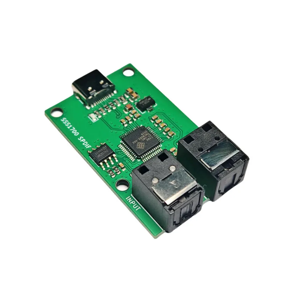 Taidacent SSS1700 USB Sound Card Type-C to SPDIF Optical I2S IIS 3.5mm Audio Stereo Analog Digital Audio Input/Output
