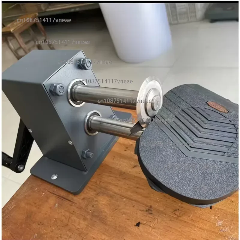 Manual 3 Blades Cutting Shoe Repair Machine Gearbox Core Components  for Plastic/EVA/Leather/Rubber Shoemaking