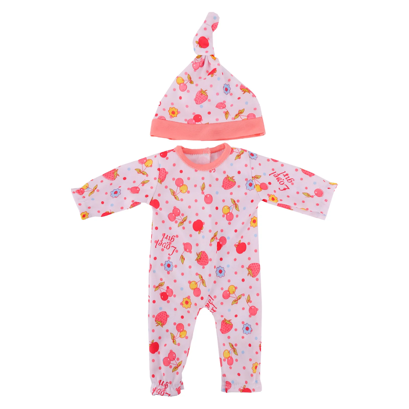 Ropa para muñecas, mono Pop + sombrero para muñeca Reborn de 43Cm y accesorios de ropa para muñecas americanas de 18 pulgadas, juguetes para niñas de nuestra generación