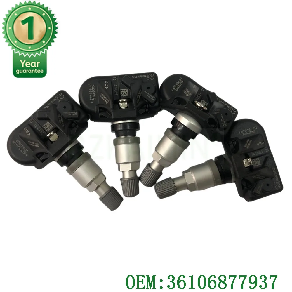 

Комплект из 4 шт. OEM 36106876957 36106876955 36106887140 36106887147 36106872803 Датчик давления в шинах TPMS для BMW