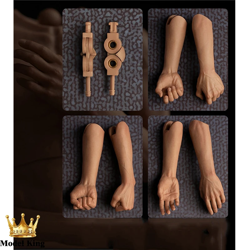 Worldbox AT020C 1/6 Scale Male 3 Pairs Replaceable One-piece Arm Body Accessories 12'' AT020 AT011 AT025 Action Figure Model