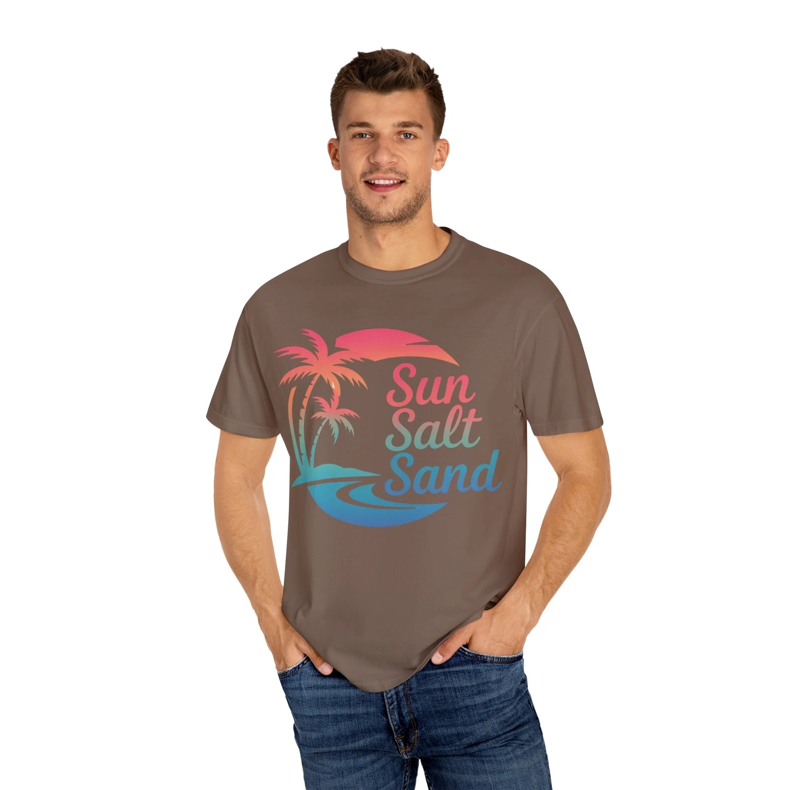 Beach Vibes Unisex T-shirt, Summer Casual Tee, Sun-Soaked Adventures Shirt,