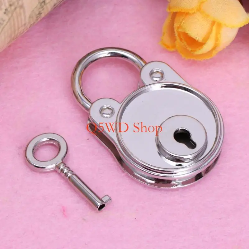 Q5WD Mini Gấu hình dạng khóa với khóa khóa khóa nhà khóa cổ điển cho khóa Khóa đồ cổ Đồ cá nhân