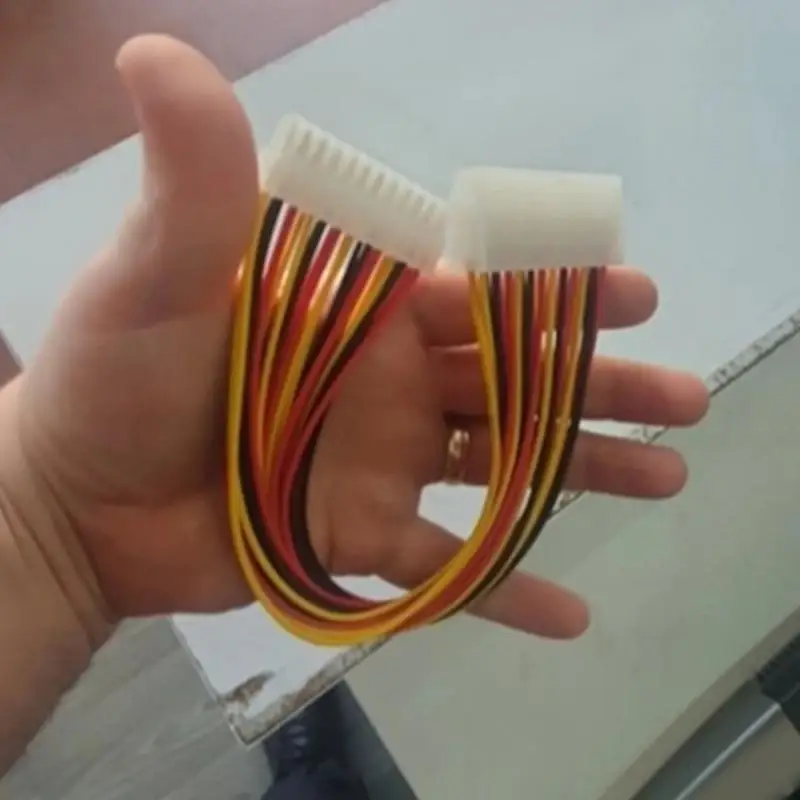 30cm ATX 24 Pin Male to 24Pin Female Power Supply Extension Cable for Internal PC PSU TW Power Connector Wire Power Supply