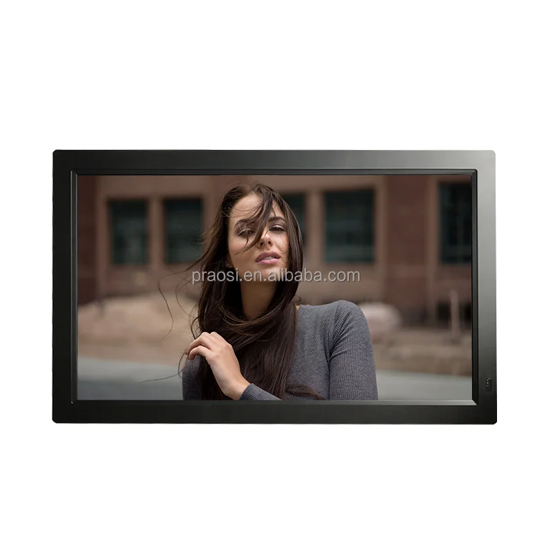 

Wall Mount Digital Photo Album 18.5 19 Inch Large Size Electronic Picture Video Display With Motion Sensor