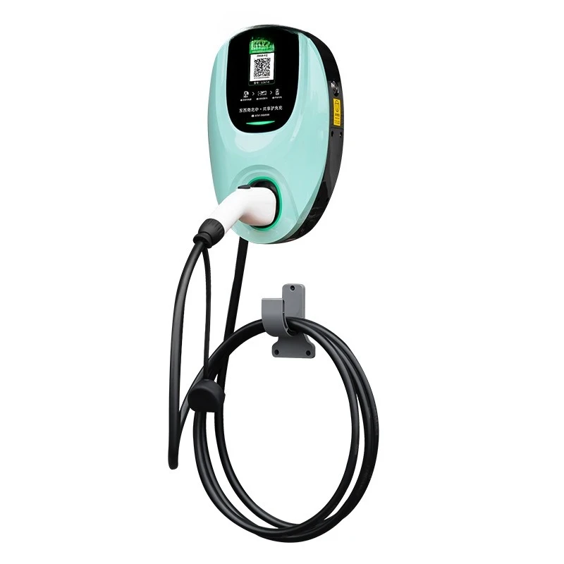New energy vehicle charging station, home 7KW QR code scanning commercial AC pile,
