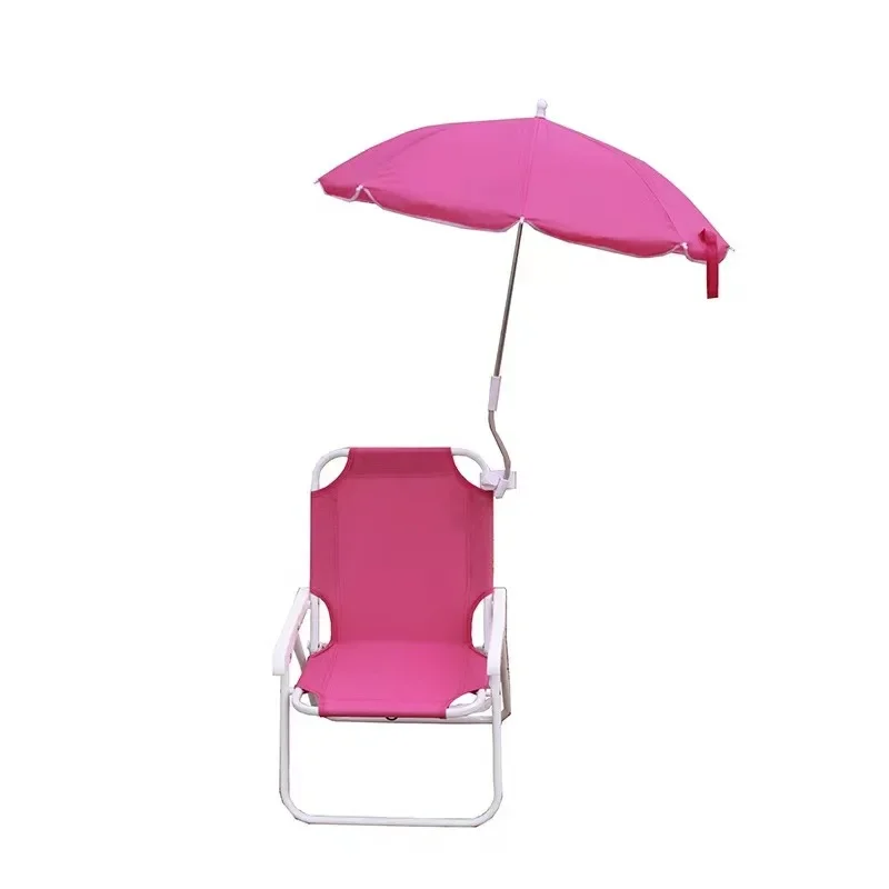 

portable children beach chair super cute beach umbrella sunscreen beach parent-child outing outdoor Folding chair