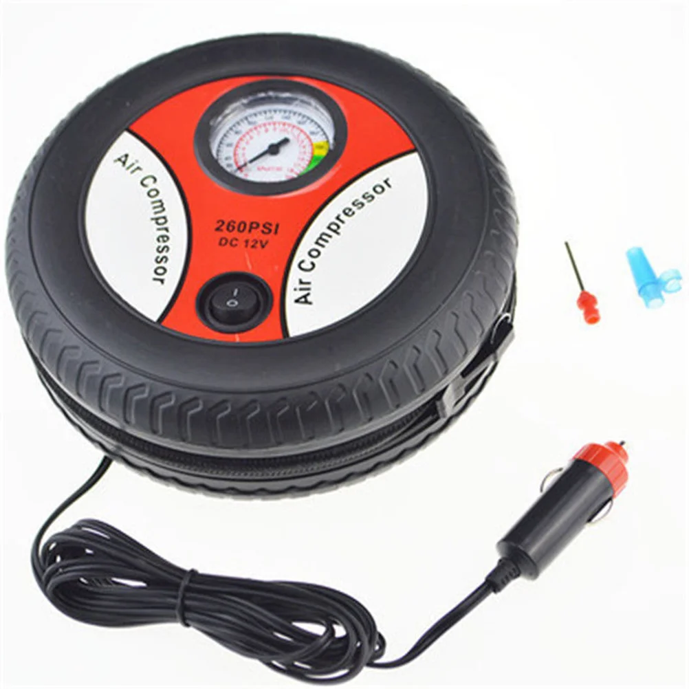 260 PSI Air Compressor Tire Inflator Portable Electric Car Pump Compresspr Lightweight