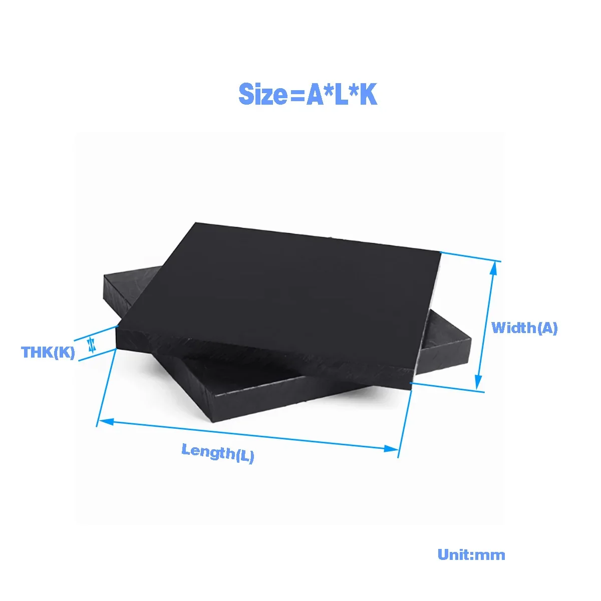 

Black Nylon Plastic Board PP Gasket/PE Black Board/ABS Board Pom Pad/HDPE Hard Board Processing Customization