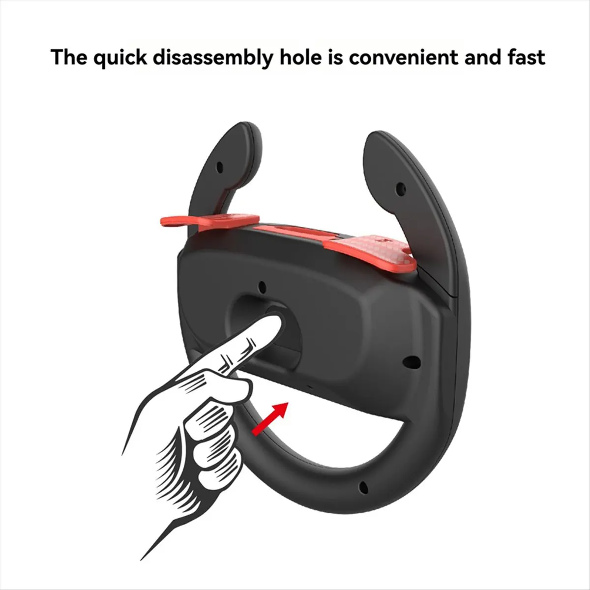 Special Offer-2PCS Racing Steering Wheels for 2 Controller Game Grip Handle Racing Game Wheel B