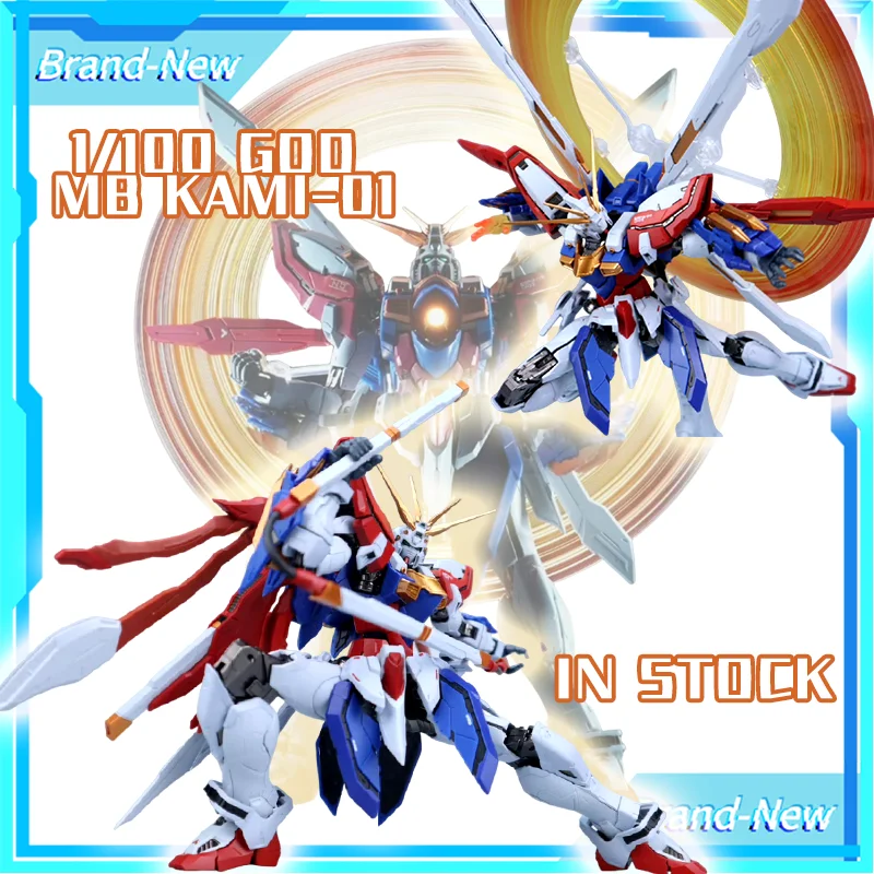 【EN STOCK】Blaze Model 1/100 GOD MB KAMI-1 avec bouclier facial RG, kit de montage de squelette en alliage, figurines d'action, modèle en plastique, jouet
